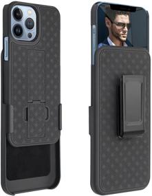 img 3 attached to Fingic Compatible Holster Kickstand Shockproof Cell Phones & Accessories