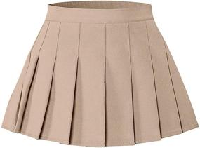 img 4 attached to Joe Wenko Junior Pleated Uniform Girls' Clothing: Classy and Comfortable School Attire