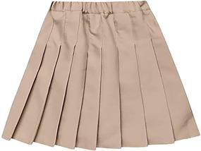 img 3 attached to Joe Wenko Junior Pleated Uniform Girls' Clothing: Classy and Comfortable School Attire