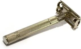 img 2 attached to 💈 CS-301 Classic Samurai Butterfly Twist to Open DE Safety Razor + 5 Astra Superior Platinum DE Safety Razor Blades