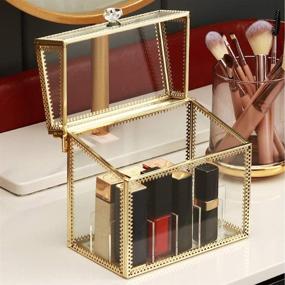 img 2 attached to Lipstick Organizer Transparent Countertop Removable Bath