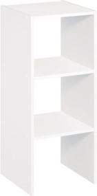 img 4 attached to 📦 Compact ClosetMaid Organizer: Stackable 31-inch Vertical Organizer in Sleek White Design