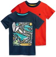 organic cotton fair trade certified mighty boys and girls' t-shirts - 2-pack short sleeve crewneck for toddlers and kids logo