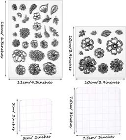 img 3 attached to 🎨 Creative Card Making: 9-Piece Clear Stamp Set with Acrylic Blocks - Ideal for DIY Scrapbooking & Decor