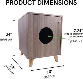 img 1 attached to Midlee Hidden Litter Furniture Small