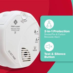 img 2 attached to 🔥 First Alert SC500-3: Voice-enabled Wireless Interconnected Photoelectric Smoke and Carbon Monoxide Combo Alarm with Location