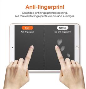 img 2 attached to 📱 Усилите свой опыт с iPad с помощью KCT [2 Pack] Screen Protector Paperfeel - Достигните высокой чувствительности касания, затемнение, и ощущение рисования на бумаге с легкой установкой для iPad 6-го поколения 9,7 дюймов.