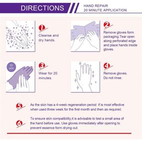 img 1 attached to 5 Pairs Moisturizing Gloves for Hands, Hand Peel Mask, Exfoliating Hand 🧤 Mask, Hand Skin Repair Renewal Mask, Skin Nutrition Hand Mask with Lavender Scent