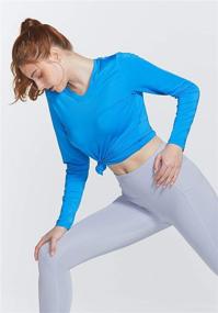 img 1 attached to 👚 Stay Protected with ATHLIO: Women's UPF 50+ Long Sleeve Workout Shirts - UV Sun Protection, Dry Fit Athletic Tops