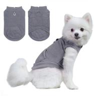 warm and practical: expawlorer fleece dog vest harness with pocket - ideal for small dogs in autumn/winter logo