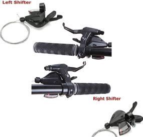 img 1 attached to 🚵 2Pcs Professional SL-M310 3x8 Speed 24S Shifter Trigger Set with Rapid Fire Plus - Bike MTB M310 Shifter + Shifter Cable