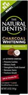 natural dentist charcoal fluoride toothpaste logo
