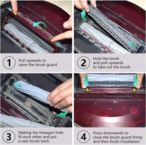 img 2 attached to Neutop Replacement Parts for iRobot Roomba 800 900 Series: Roller Brush Sets, Hepa Filters, Side Brushes, and Screws