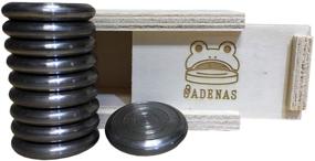 img 3 attached to 🐸 CADENAS - Frog Game: 10 Steel Tokens with Wooden Box - Fun and Challenging Sapo Game Experience