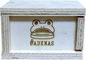 img 1 attached to 🐸 CADENAS - Frog Game: 10 Steel Tokens with Wooden Box - Fun and Challenging Sapo Game Experience