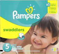 pampers swaddlers disposable diapers count baby & child care and diaper care logo