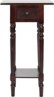 safavieh american homes collection sabrina dark cherry side table: elegant and functional furniture for your home logo