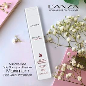 img 2 attached to 🎨 Шампунь L’ANZA Healing ColorCare для женщин, без сульфатов, сохраняет цвет волос