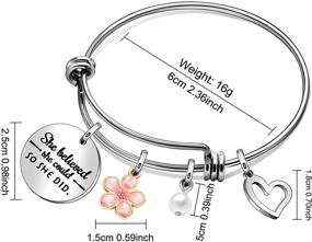 img 3 attached to 🌟 Maxforever Inspirational Quote Bracelet: Meaningful Jewelry Gift for Women and Girls - Perfect for Daughter, Niece, Sister, and Best Friends