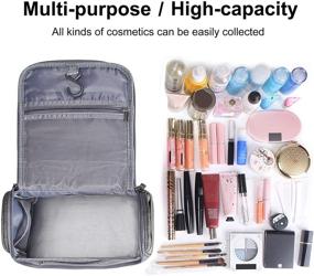 img 3 attached to 🧳 Convenient and Waterproof Hanging Toiletry Organizers for Hassle-Free Travel