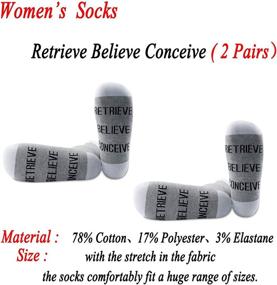 img 3 attached to 🎁 Lucky Transfer Gift: Get Believe Conceive IVF/IUI Socks - JXGZSO