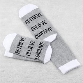 img 2 attached to 🎁 Lucky Transfer Gift: Get Believe Conceive IVF/IUI Socks - JXGZSO