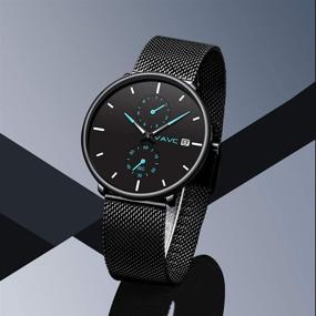 img 3 attached to Watches Minimalist Waterproof Fashion Stainless Women's Watches