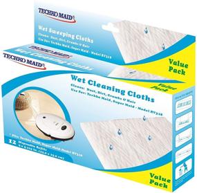 img 1 attached to 12-Pack Wet Disposable Cleaning Cloths by Techko Kobot (For RV318 & RV337)