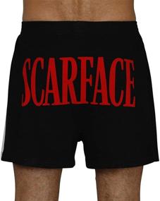img 1 attached to Scarface Montana Boxer Shorts Pajama Men's Clothing