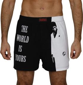 img 3 attached to Scarface Montana Boxer Shorts Pajama Men's Clothing