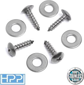 img 3 attached to 🔩 Enhance Your Subaru with HPP License Plate Stainless Steel Screws