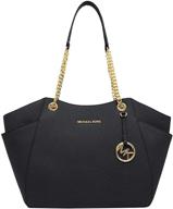 large chain shoulder bag for women by michael kors - jet set travel logo