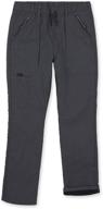 👖 atg by wrangler boys’ lined pull on pant: superior comfort and warmth for active adventures! logo