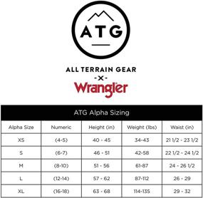 img 1 attached to 👖 ATG by Wrangler Boys’ Lined Pull On Pant: Superior Comfort and Warmth for Active Adventures!