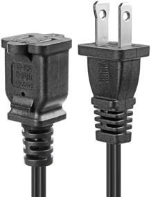 img 3 attached to Versatile Power Extension: 2 Prong Polarized Female Industrial Electrical Solution