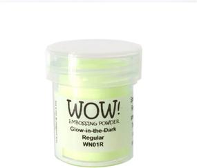 img 2 attached to 🌟 Wow Embossing Powder 15ml: Illuminate with Glow-in-The-Dark Magic