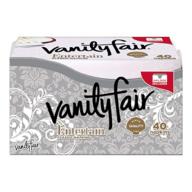 vanity fair entertain 🍽️ classic napkins (2 pack, 40 count) logo