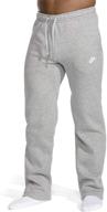 ultimate comfort and style: nike sportswear pants heather white for men logo