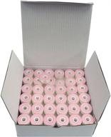 🧵 high-quality pre-wound bobbins: white style l (small) polyester thread - box of 144 logo