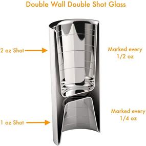 img 2 attached to Enhance Your Mixology Skills with Outset's Double Cocktail Measuring Stainless Tool