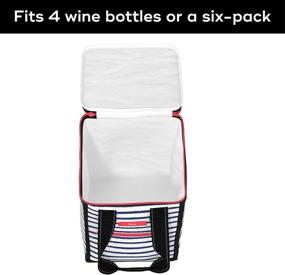 img 1 attached to 🧊 SCOUT Pleasure Chest Soft Cooler: Insulated, Lightweight, Fits 4 Wine Bottles - Ideal for Outdoor Adventures and Picnics!