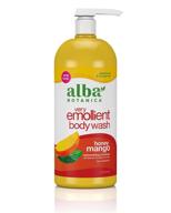 🍯 alba botanica очень смягчающий гель для ванны и душа мед и манго - 32 жидк. унц. (упаковка может отличаться) логотип