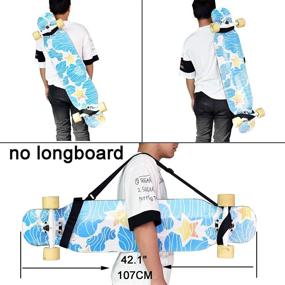 img 2 attached to 🛹 Convenient Universal Skateboard Shoulder Carrier Strap - Perfect for All Boards!