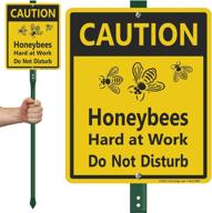 🐝 enhance safety with smartsign aluminum honeybees disturb graphic - a smart solution for warning and preventing accidents logo