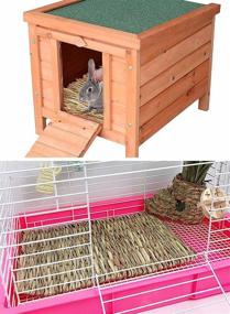 img 1 attached to Rabbit Bedding Natural Animals Hamster