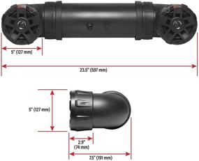 img 1 attached to 🚀 BOSS Audio Systems UTV4B - Прочная звуковая система с 4-дюймовыми динамиками, 1-дюймовыми твиттерами, встроенным усилителем, Bluetooth, легкой установкой - идеально подходит для атв и ютв транспортных средств