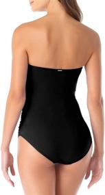 img 2 attached to Anne Cole Womens Bandeau Tankini Women's Clothing and Swimsuits & Cover Ups