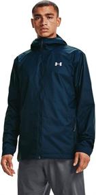 img 4 attached to 🌧️ Optimized for SEO: Under Armour Rain Jacket - Ideal for Men's Forefront