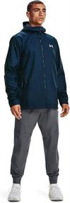 img 2 attached to 🌧️ Optimized for SEO: Under Armour Rain Jacket - Ideal for Men's Forefront