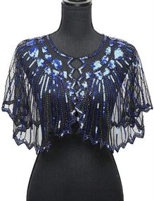 img 2 attached to Bacophy Womens Sequin Evening Flapper